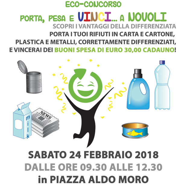 Novoli. 1^ edizione dell'eco-concorso Porta, Pesa e Vinci